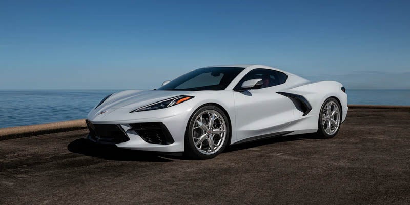 2022 White Chevrolet Corvette