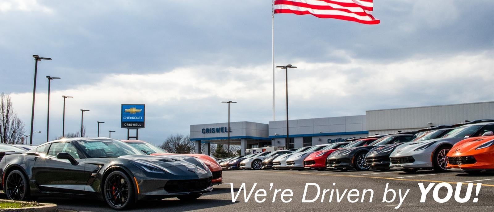 Criswell Corvette Dealership Lot